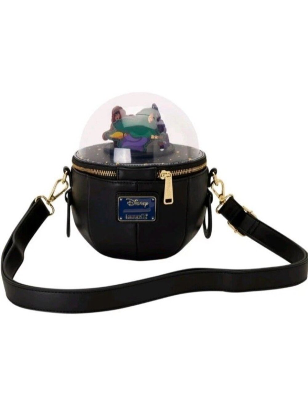 Loungefly Hocus Pocus Sanderson Sisters Musical Dome Cauldron Crossbody Bag NWT